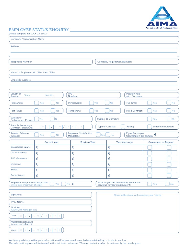 AIMA Salary Cert 2019 PDF Employment Labor