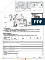 Devoir de Synthèse N°2 - Technologie Bride Hydraulique - 2ème Sciences (2012-2013) MR BAAZAOUI Abderraouf PDF