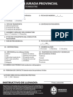 Coronavirus Declaracion Jurada