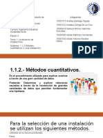 1.1.2 Metodos cuantitativos