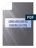 Gesso Aplicado Na Construção Civil