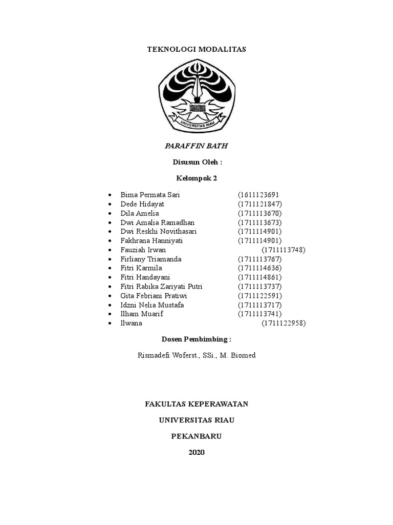 Makalah Paraffin Bath PDF