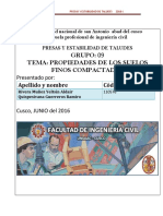 GRUPO - 09-PROPIEDADES DE LOS SUELOS FINOS COMPACTADOS Word PDF