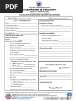 Planning Forms FM SGO PLA 001