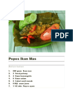 Making Pepes Ikan