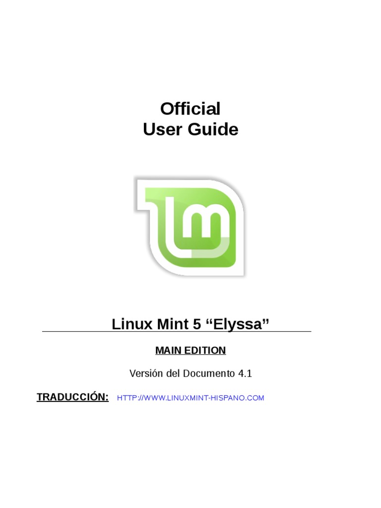 Manual Linux Mint Espanol PDF Archivo de computadora Microsoft