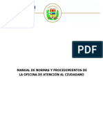 Manual D Normas y Procedimientos de OAC Final