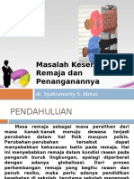 Masalah Kesehatan Remaja Dan Penanganannya