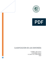 Clasificación de las Disfonías