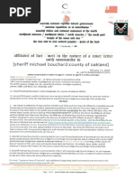 Commands To (Constitutional Officer Sheriff Bouchard) To Secure The Three (3) Unrebutted Affidavits of Sacred Allodial Indigenous Land Property Titles and Repossessions.