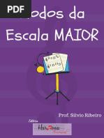 Ebook modos da Escala Maior - Silvio Ribeiro
