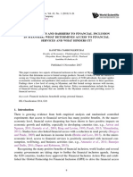 DETERMINANTS AND BARRIERS TO FINANCIAL INCLUSION What Eterminants Waht Hinders PDF