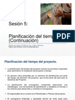 Planificación y Control - Sesión 5 - Puno - Justo Cabrera PDF