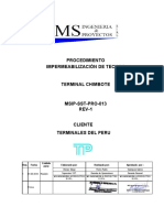 MSIP - SST-PRO-013 Procedimiento de Impermeabilizacion de Techos