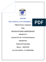 Political Science 4th Semester Assignment PDF