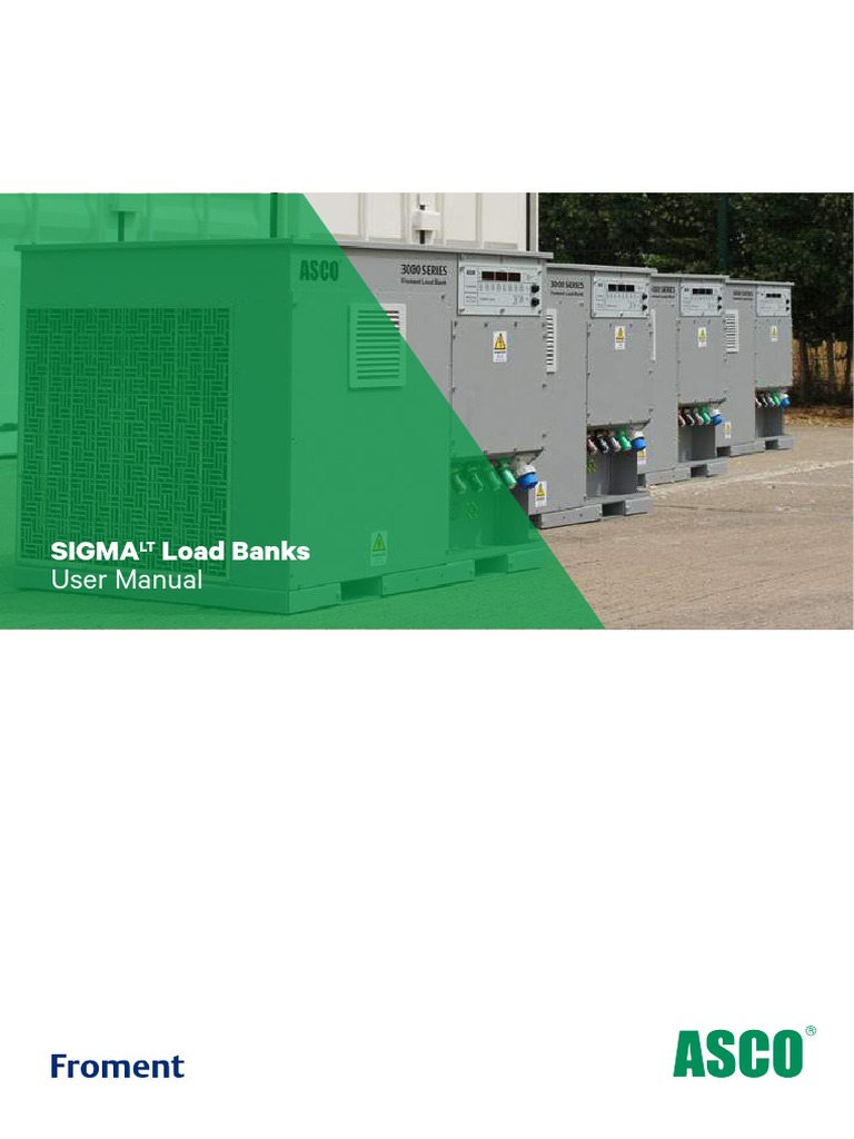 Asc-Load Bank-Um-3020-Sigma-Lt | PDF | Power Supply | Electric Generator
