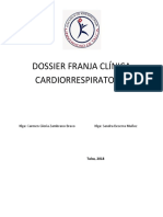 Dossier Franja Clínica Cardiorrespiratoria