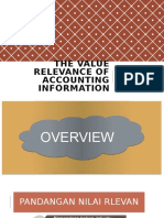 PPT CHAPTER 5 - The Value Relevance Of Accounting Information