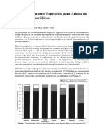 Acondicionamiento específico para deportes anaeróbicos