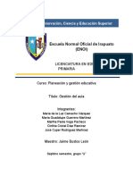 Gestion Del Aula. Actividades Docentes