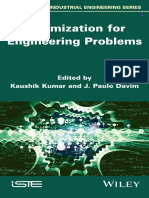 (Systems and Industrial Engineering Series) Davim, J. Paulo - Kumar, Kaushik - Optimization For Engineering Problems-Wiley (2019)