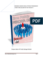 Ilmu Praktis Percaya Diri PDF