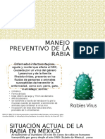 Manejo Preventivo de La Rabia