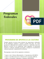 Programas Federales