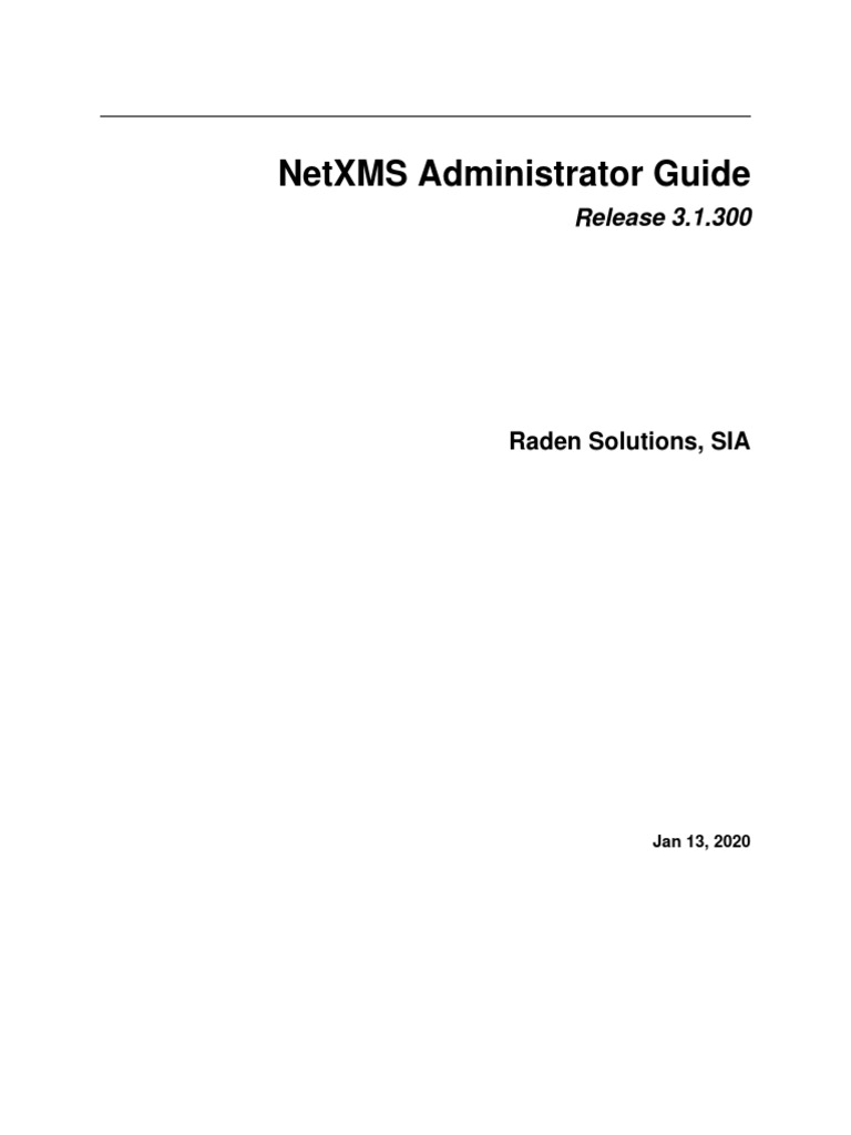 Netxms Admin Computer Network Installation Computer Programs