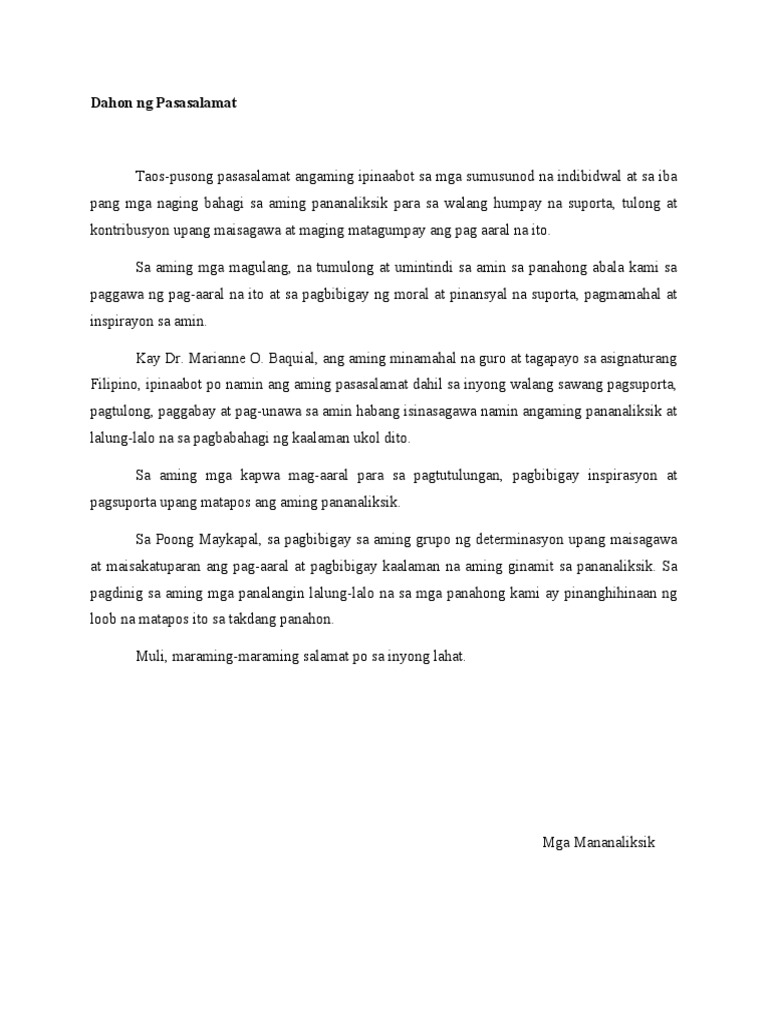 Filipino Final | PDF