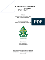 Aris Saefulloh - Agama Ilmu Dan Filsafat Dalam Islam - Tugas Filsafat Ilmu