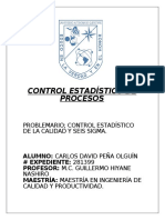 Control estadístico de procesos: Cp, Cpk, Seis Sigma