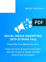 Social Media Marketing 2019-20 - Special Free Report