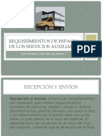 Requerimientos de Espacio de Los Servicios Auxiliares