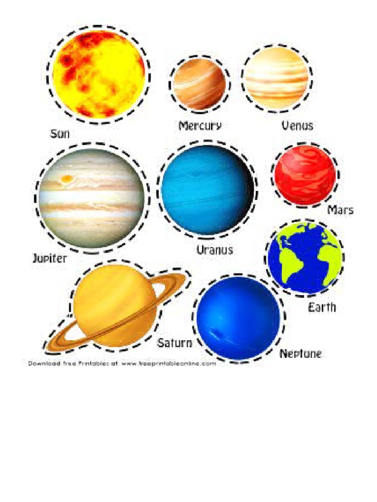 Planet Cutouts | PDF