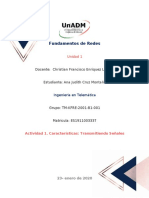 Actividad 1 Características Transmitiendo Señales