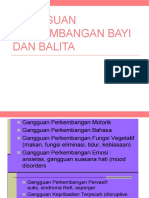 Gangguan Perkembangan Bayi & Balita - BBL Modul 6