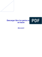 Descargar Libro Los Genios No Nacen Se Hacen PDF