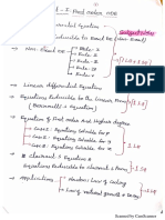 Unit-1 First Order Differential Equations