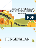 Persamaan & Perbezaan Nilai Universal Antara Tamadun