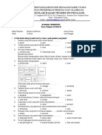 SOAL ULANGAN SEMESTER 1 KLS 2 Bahasa Indonesia