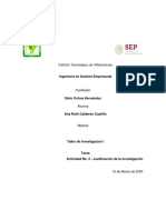 AnaRuth - Calderon - Actividad Actividad No. 3 - Justificación de La Investigación