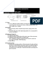 Cp-005-Calibration of Internal Micrometer