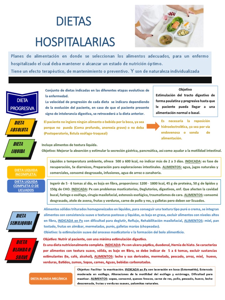Dietas Hospitalarias Pdf Dieta Fibra Dietética