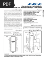 MAX1737 Stand-Alone Switch-Mode Lithium-Ion Battery-Charger Controller