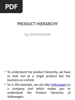 Product Hierarchy