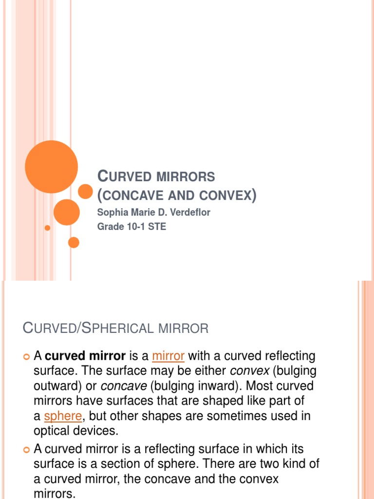 Understanding Curved Mirrors | PDF | Electromagnetic Radiation ...