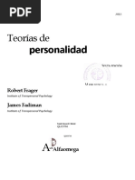 Fadiman Y Frager Teorias De La Personalidad Cap 1 Freud Y El Psicoanalisis 1 Pdf Psicoanalisis Psicoterapia