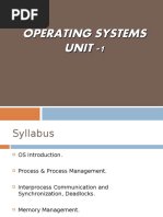 Operating Systems-Unit 1