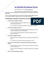 Cara Menghitung Statistik Kecelakaan Kerja PDF